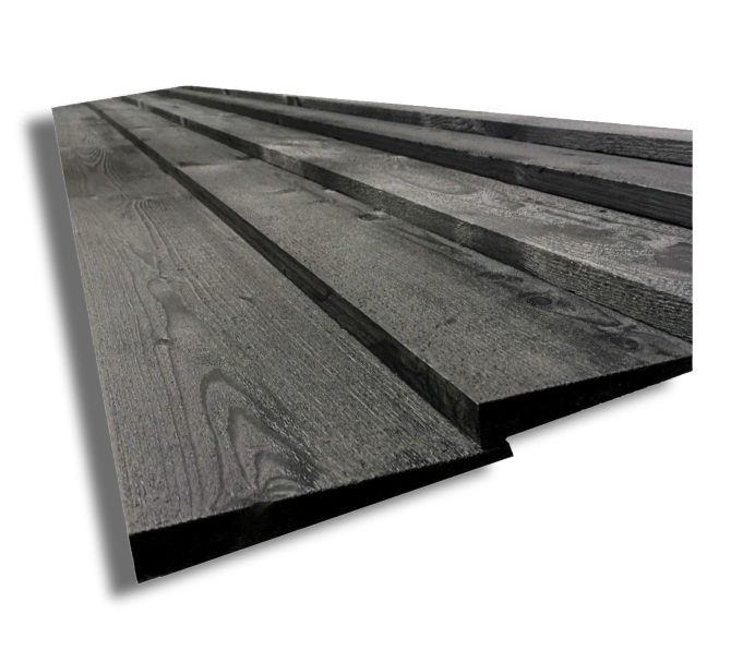 Black Painted Cladding